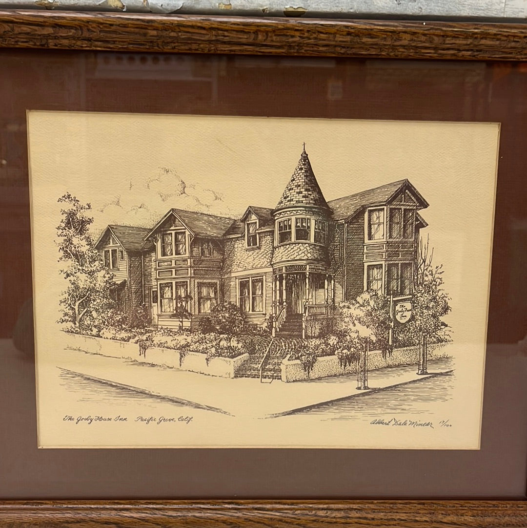 Albert Dale Minear The Gosby House Inn, Signed - 1981