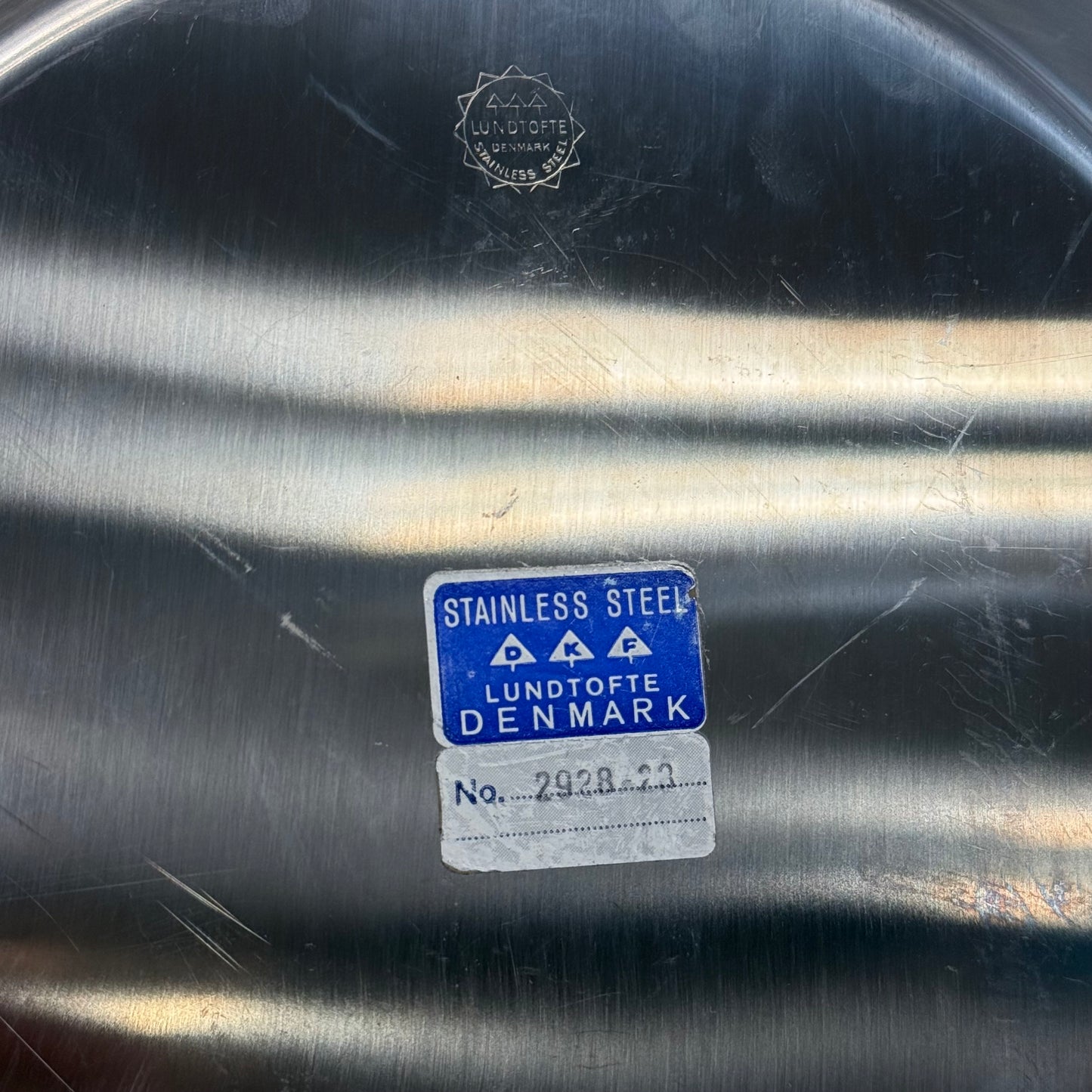 Lundtofte Stainless Steel Dinner Plates Set of 8