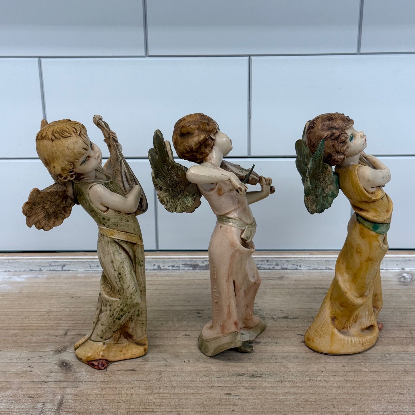 Fontanini Depose Italy Musician Angels Set 1980s