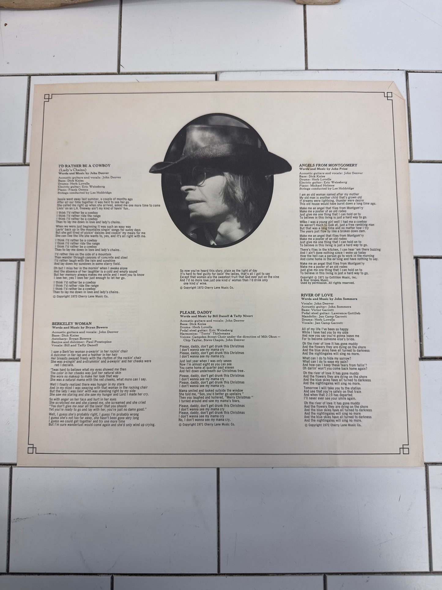 John Denver Farewell Andromeda Vinyl Record 1973 LP
