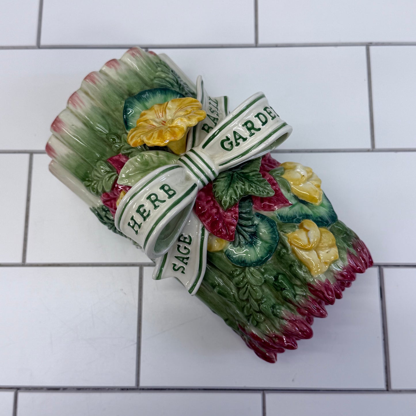 Fitz & Floyd Herb Garden Container, Ceramic