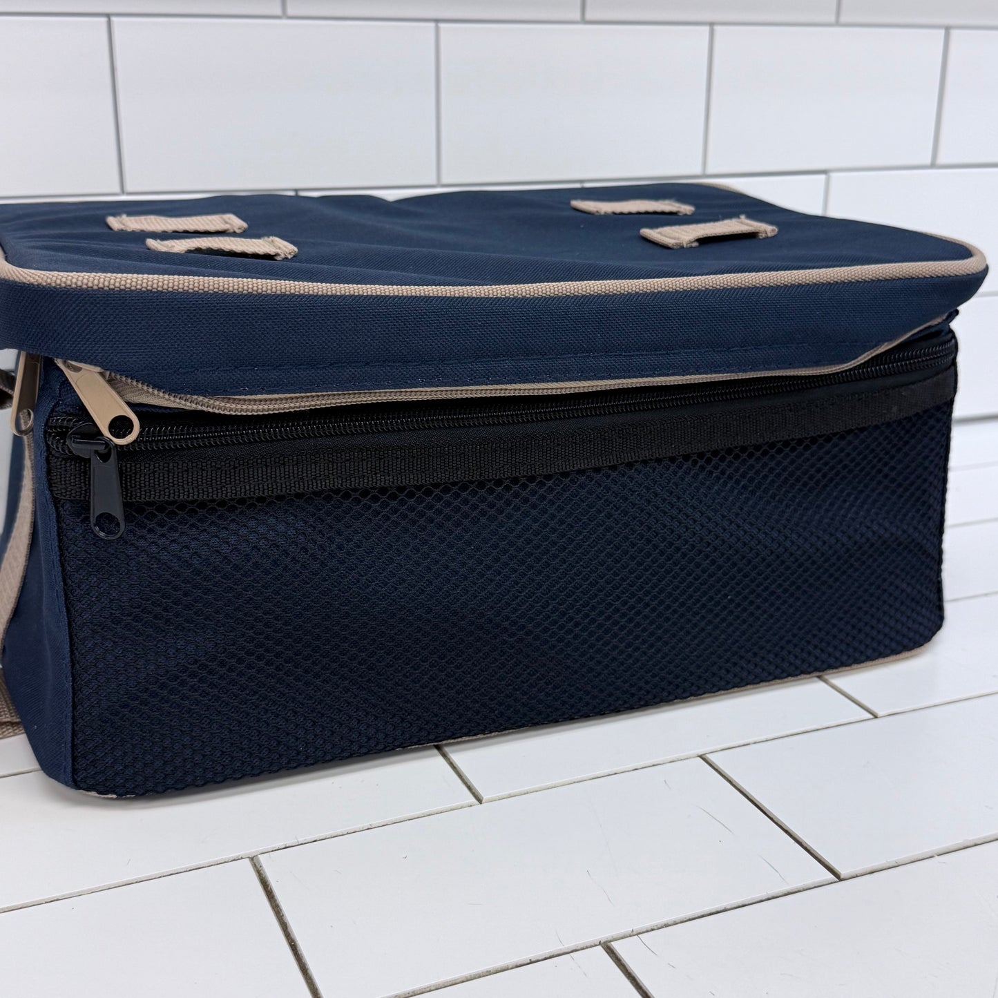 Insulated Picnic Bag Dinnerware Set for 2 with Blanket 15 Pieces