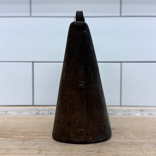 Primitive Hand Forged Cow Bell Rustic Farmhouse Decor