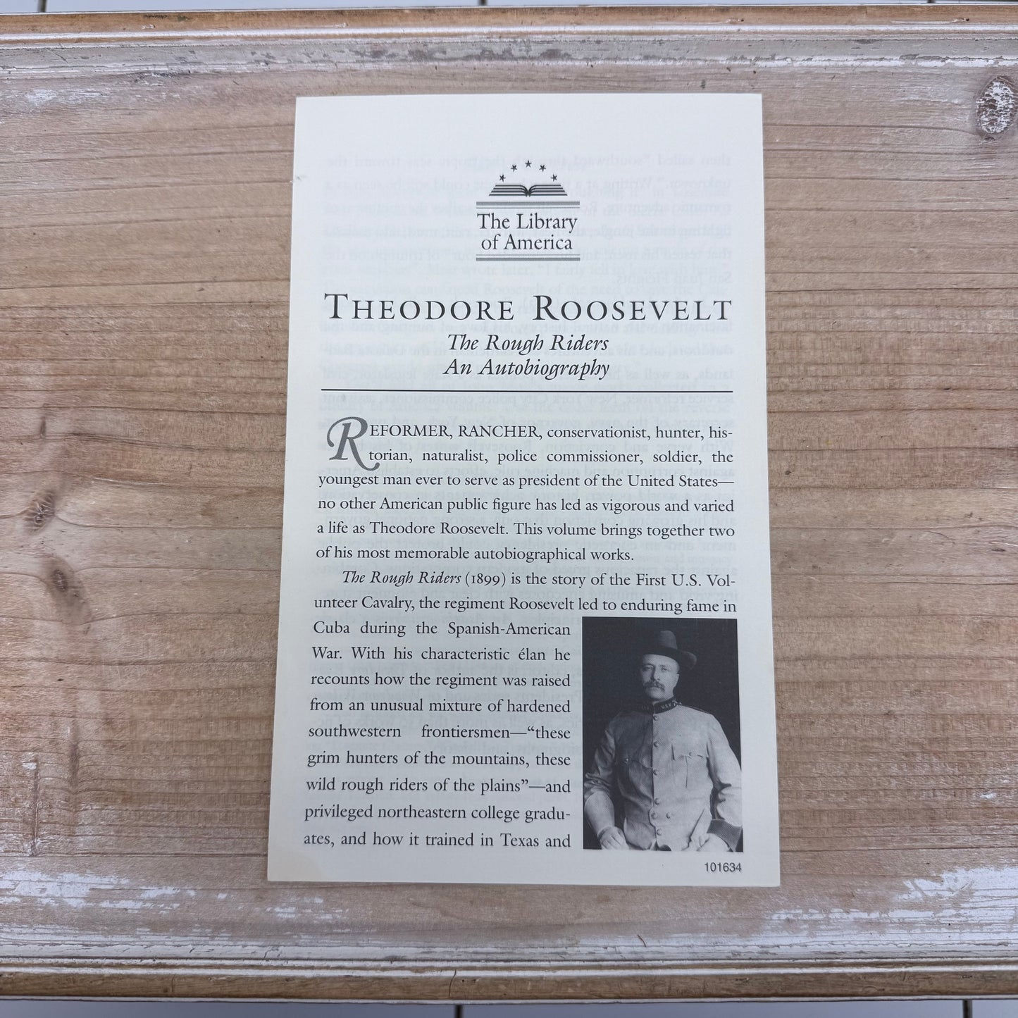 Theodore Roosevelt Autobiography 2004 Edition The Rough Riders