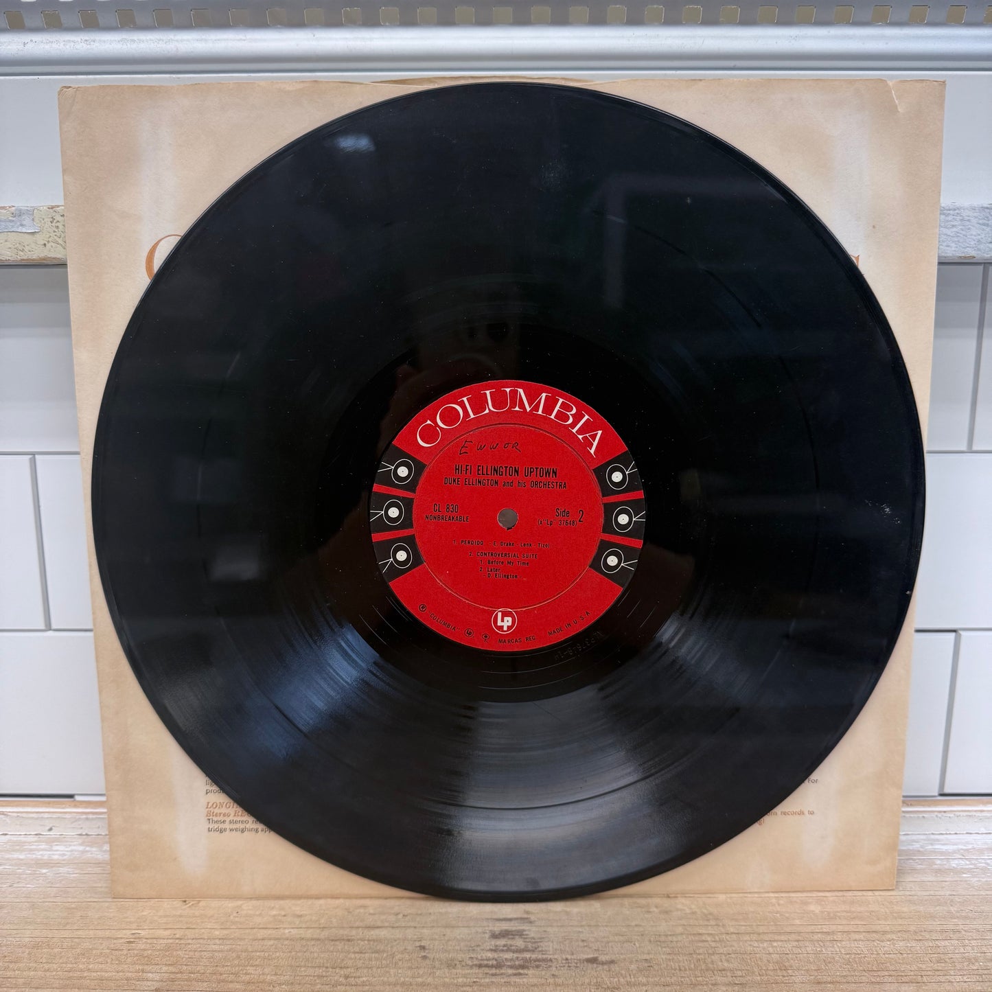Duke Ellington Hi-Fi Ellington Uptown Vinyl Record 1956 #CL830