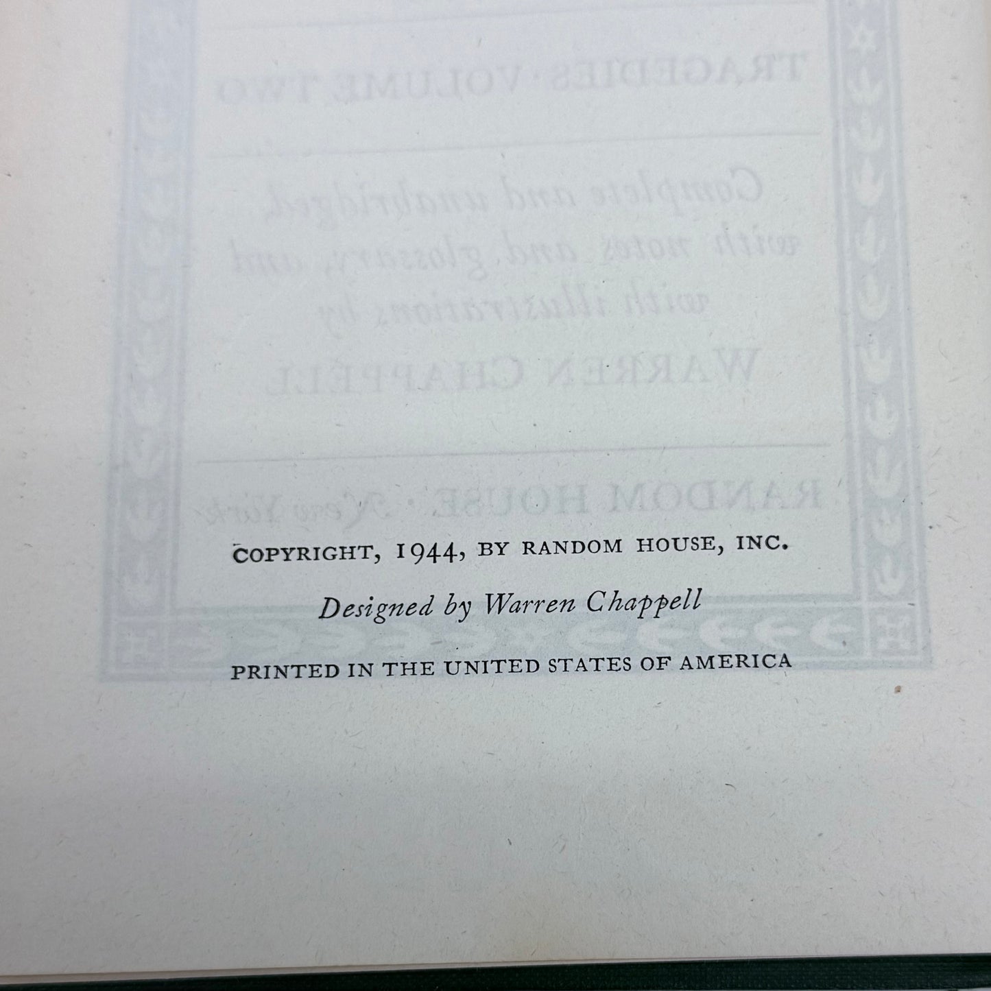 1944 Shakespeare Comedies Tragedies Illustrated Set