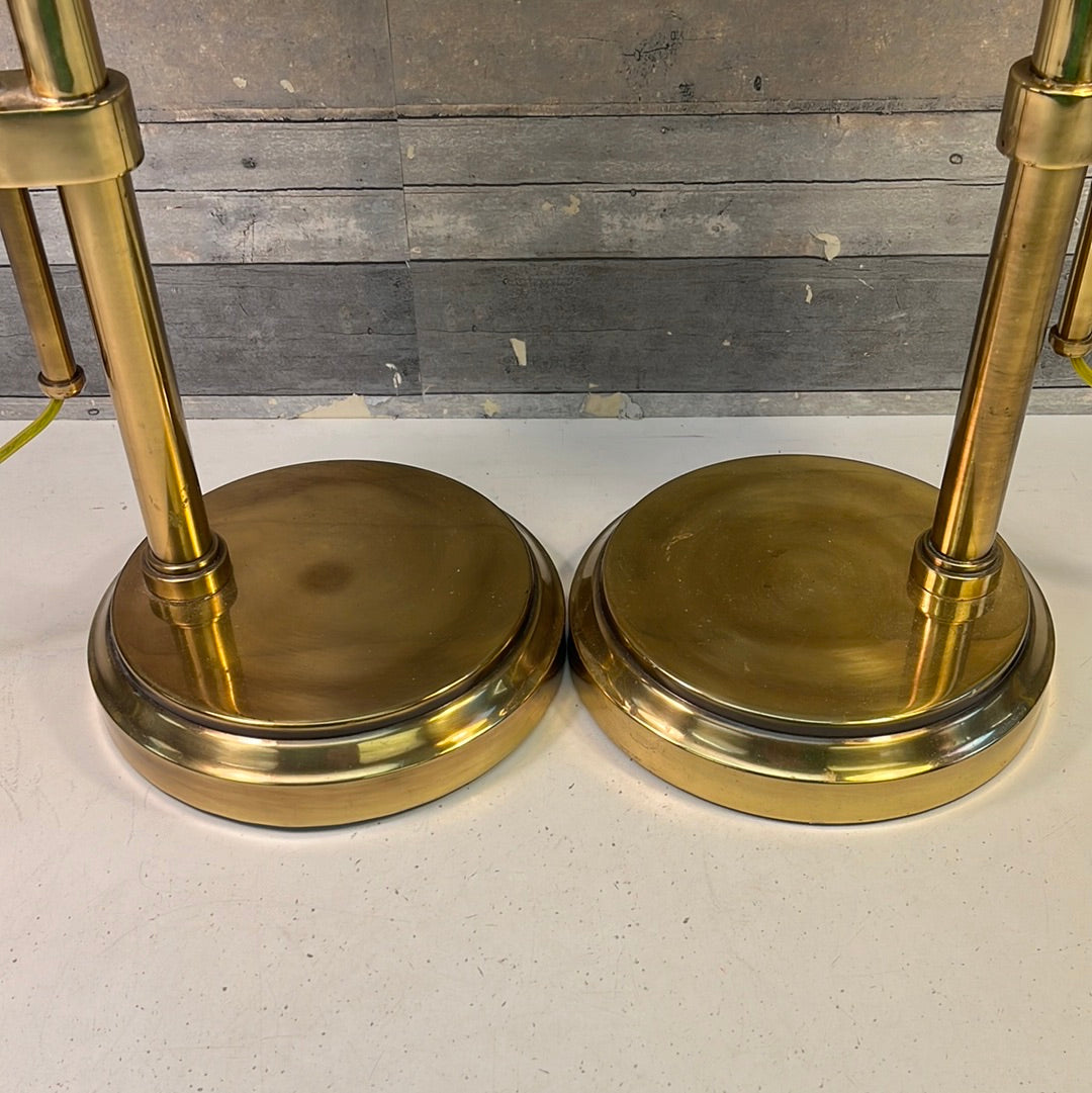 Vintage Quoizel Brass Desk Lamp