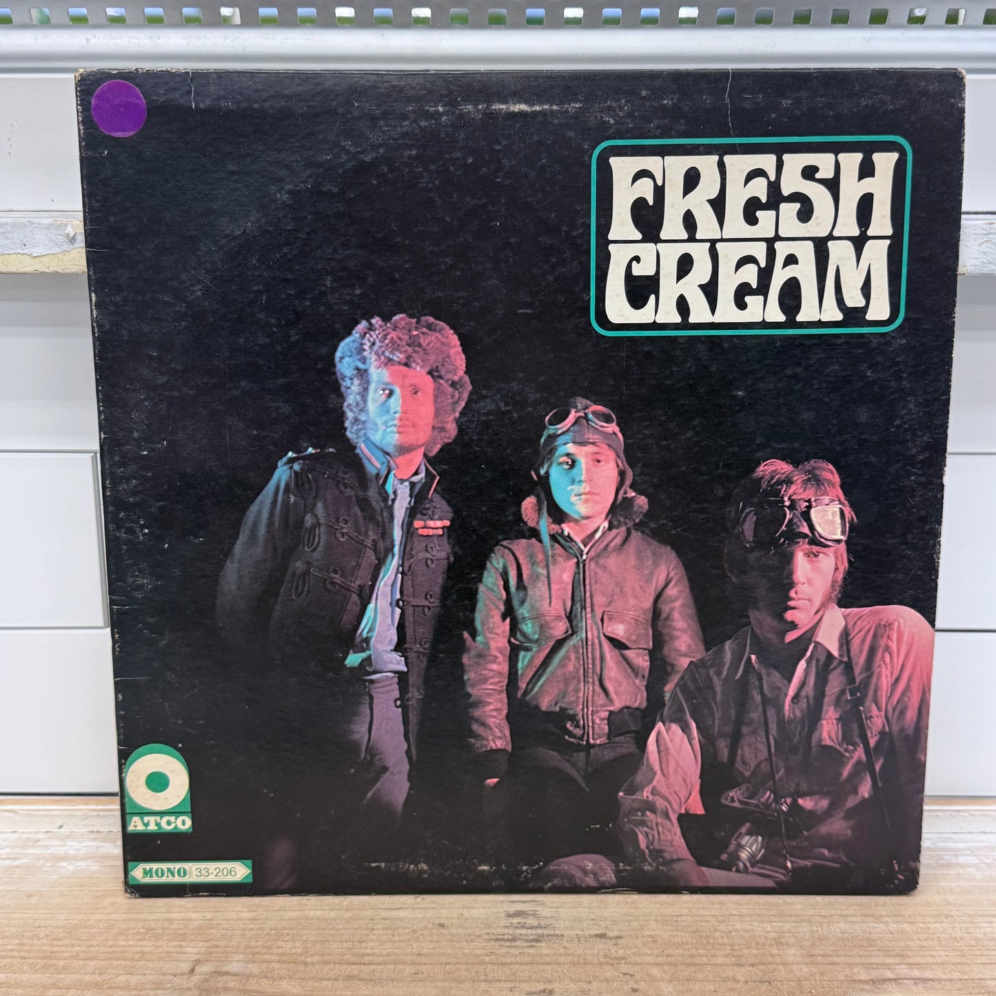 Cream Fresh Cream Vinyl Record LP 1966 #33-206
