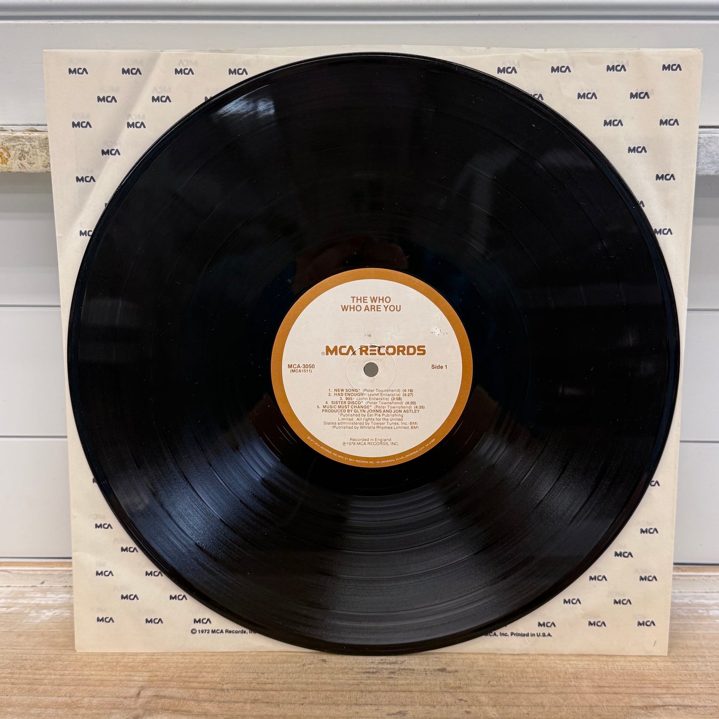 The Who Who Are You Vinyl Record LP 1978