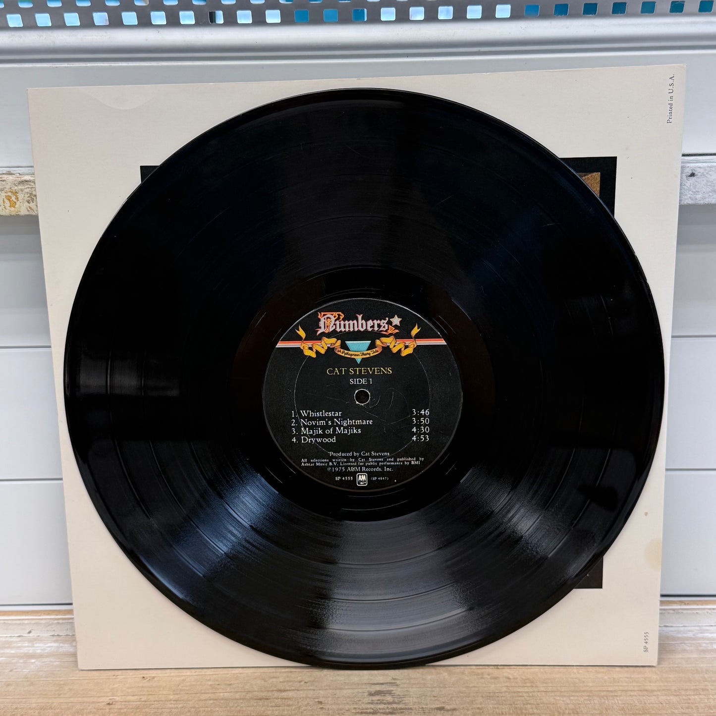 Cat Stevens Numbers Vinyl Record w/ Picture Book 1975 #SP 4555