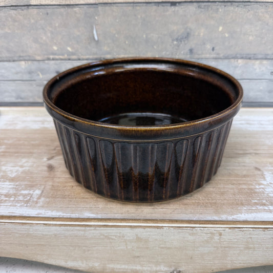 Arabia of Finland Ruska Porcelain Casserole Soufflé Dish