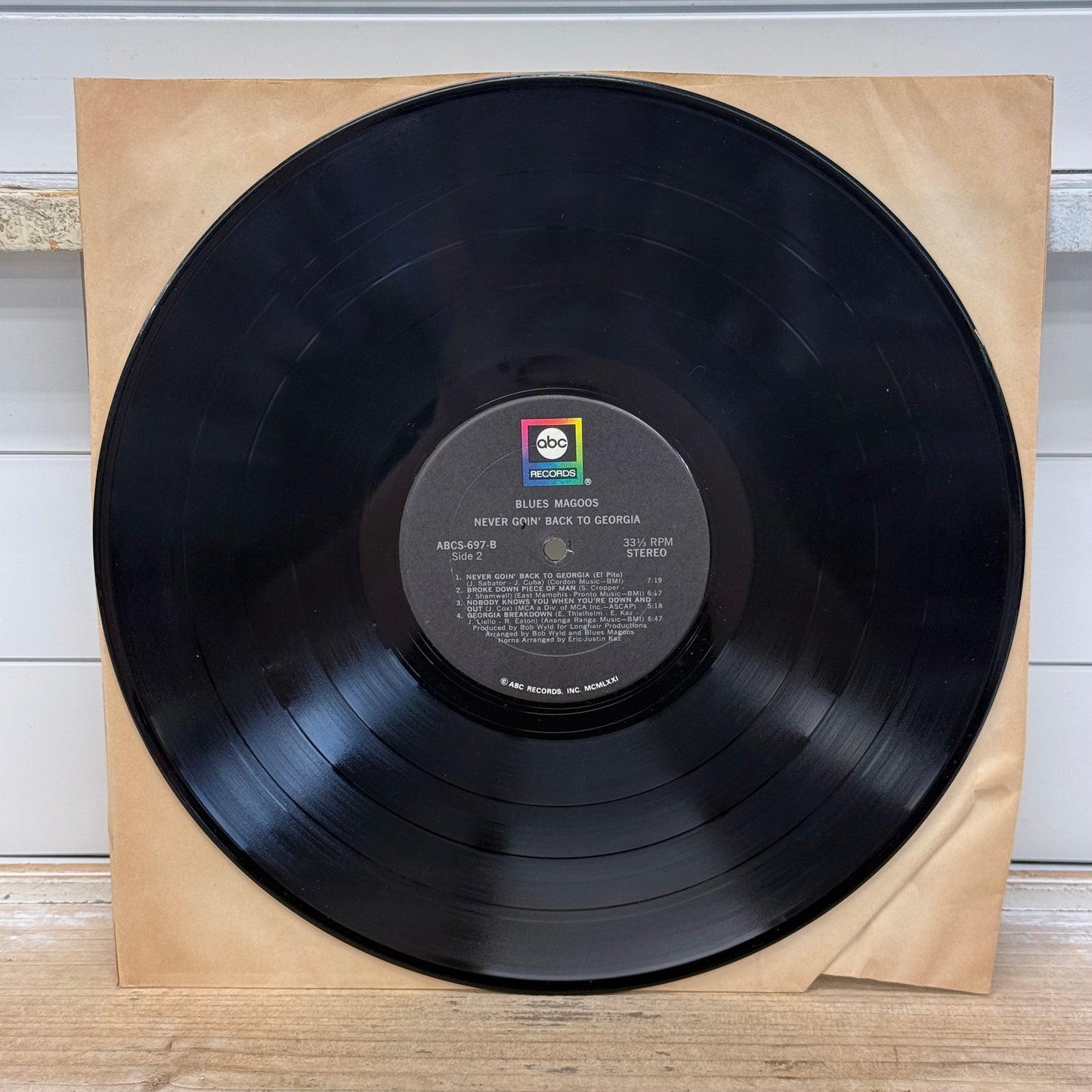 Blues Magoos Never Goin' Back to Georgia Vinyl LP 1969 #ABCS-697