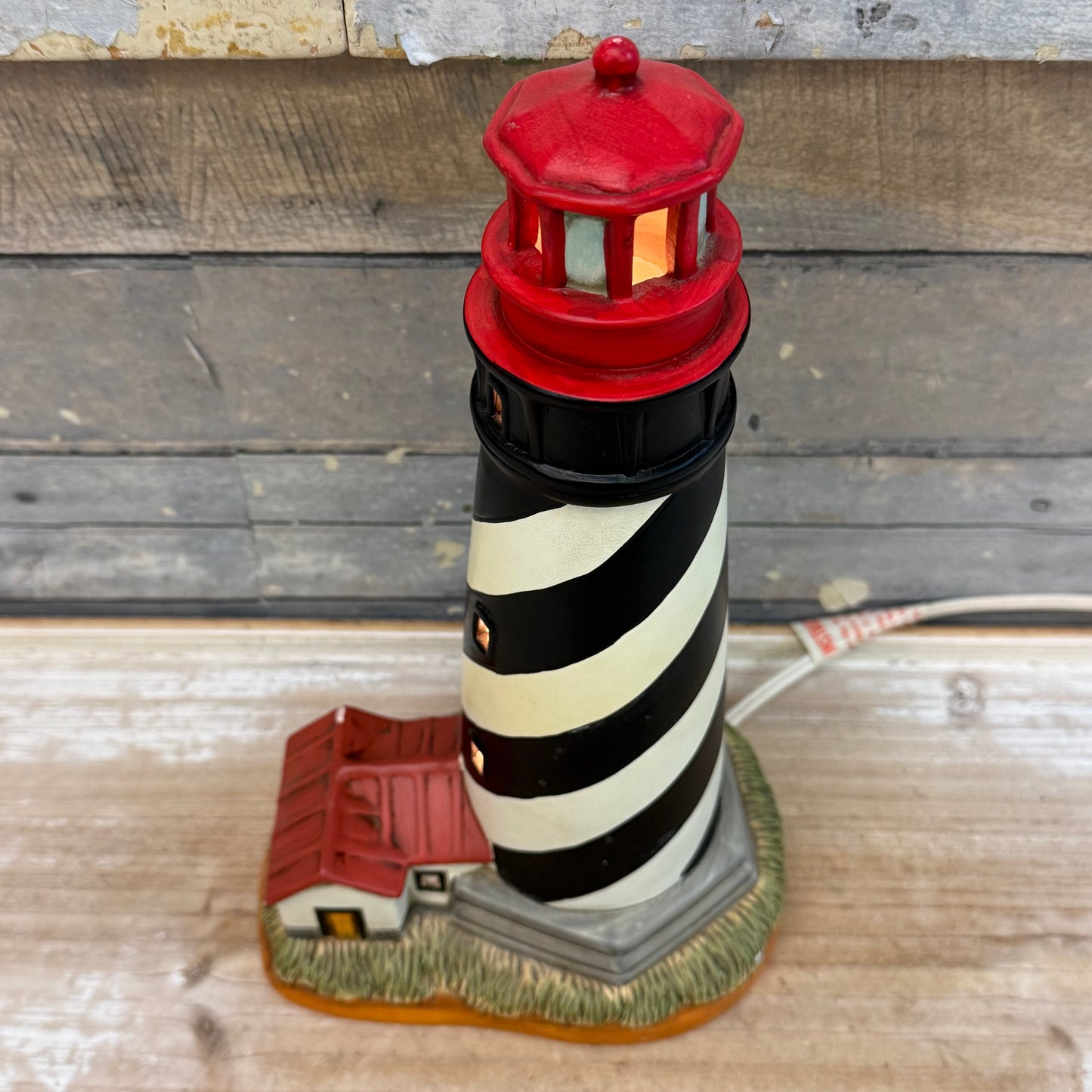 Geo Z. Lefton St. Augustine Lighthouse Lamp Figurine, 1999