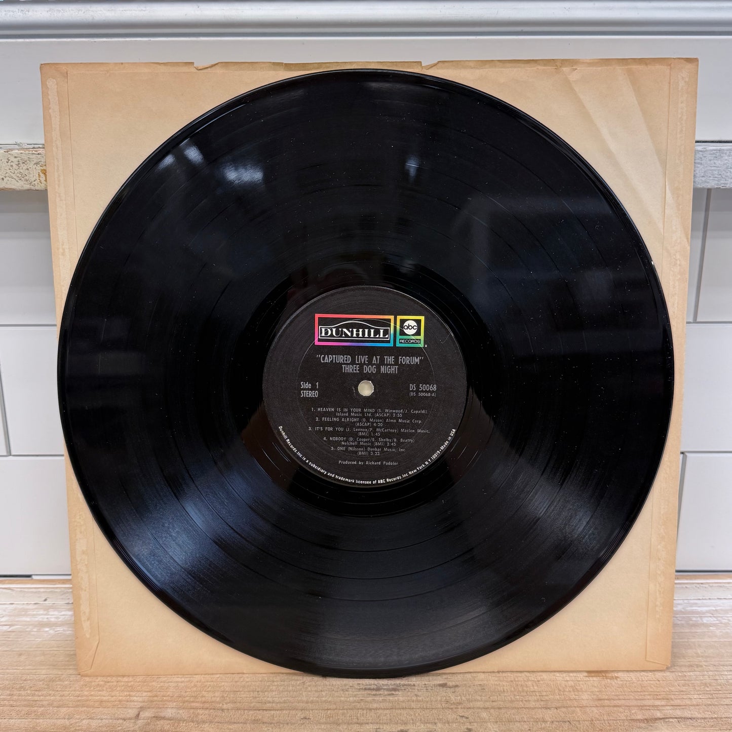 Three Dog Night Captured Live at the Forum LP 1969