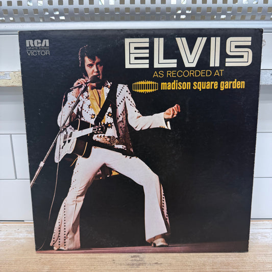 Elvis As Recorded at Madison Square Garden Vinyl 1972 #LSP4776