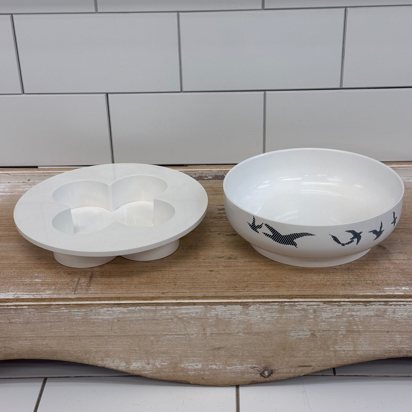 Guzzini Pomona Condiment Set By Ambrogio Pozzi Rare 1970s