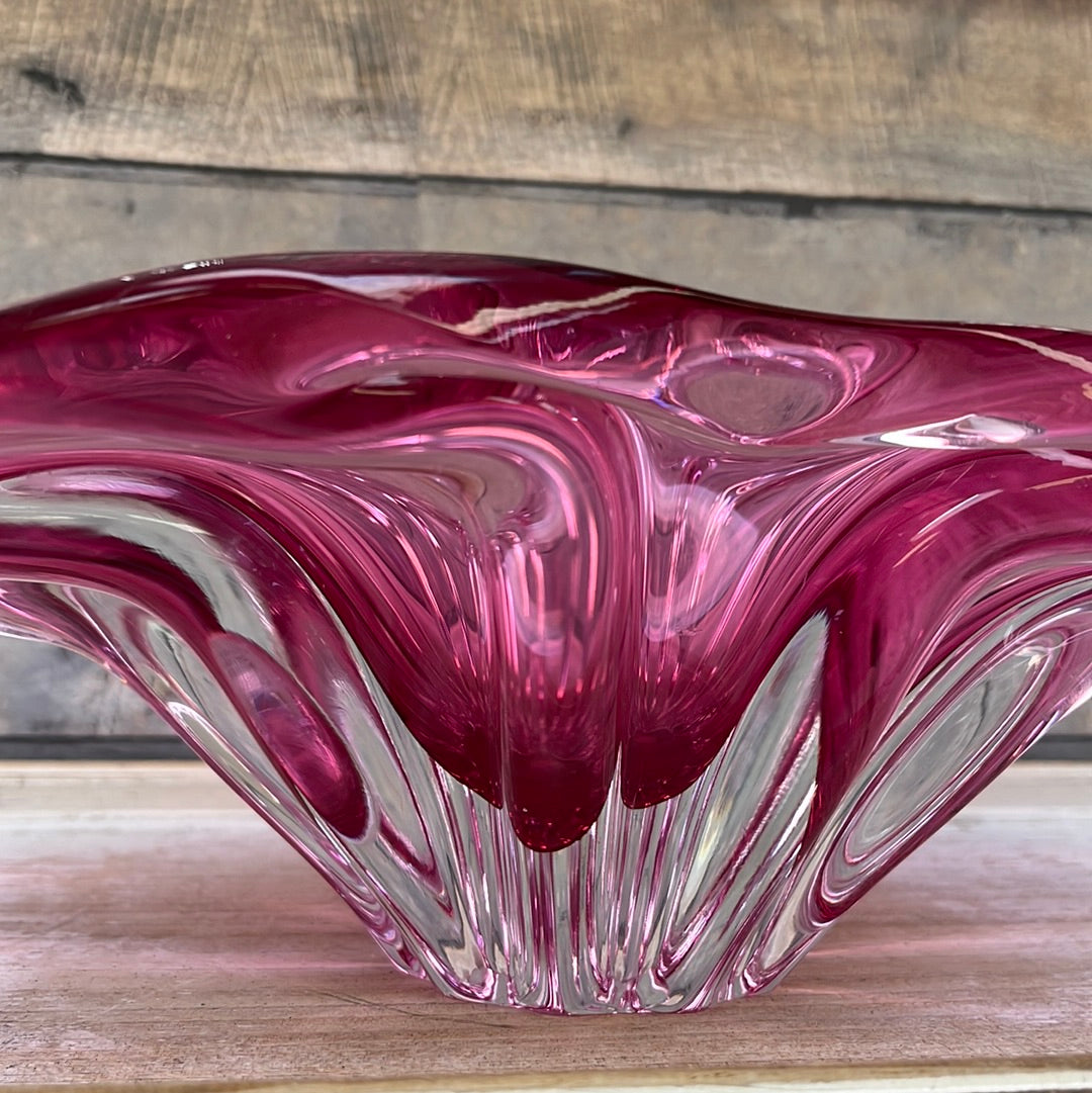 Mid-Century Murano Style Art Glass Centerpiece