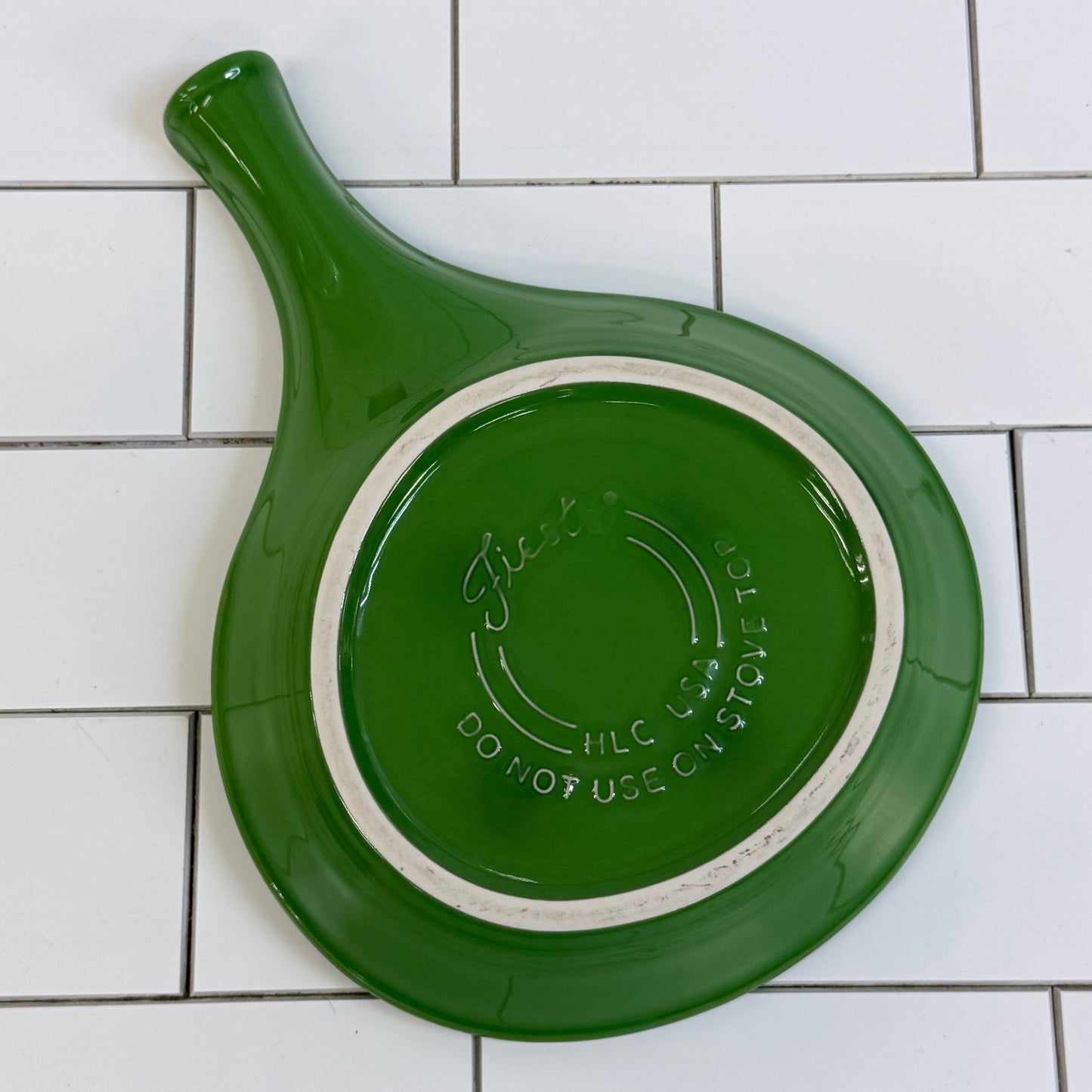 Homer Laughlin Fiesta Shamrock Mug & Skillet Baker Pair 2000s USA