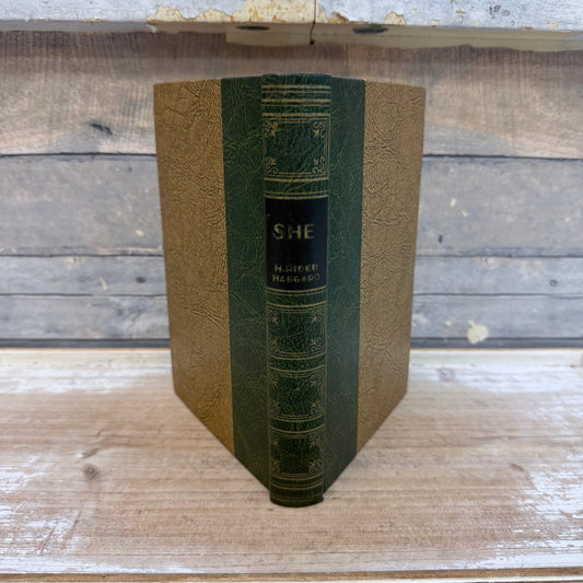 H. Rider Haggard She: A History of Adventure Hardback, 1940s Ed.