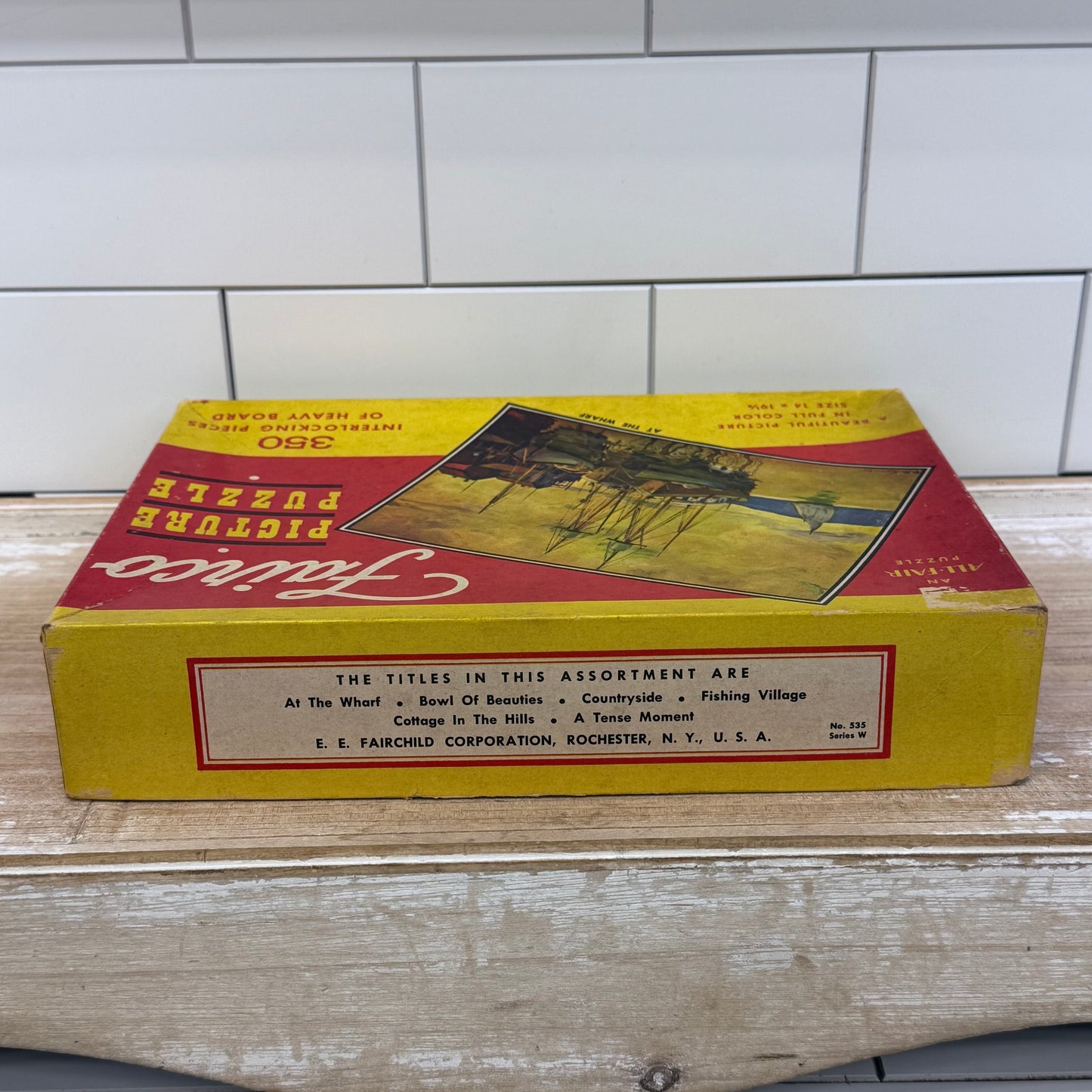 Vintage Jigsaw Puzzle Lot Collectible Vintage Set of 3