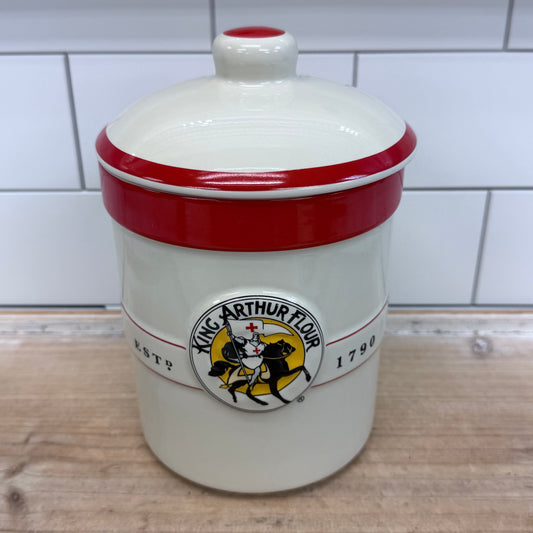 King Arthur Flour Ceramic Kitchen Canister with Lid
