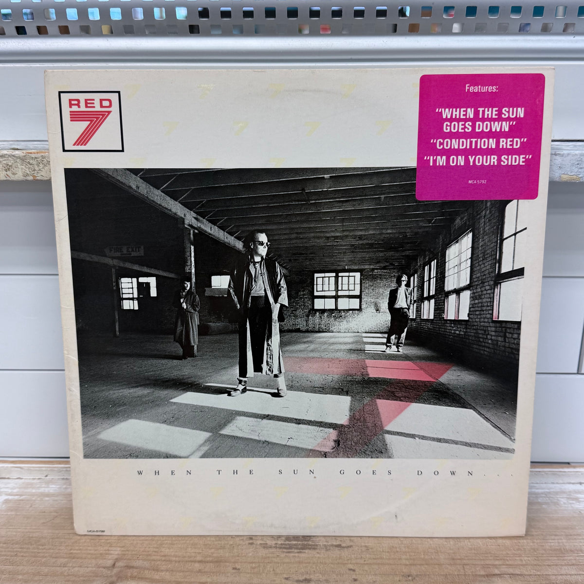 Red 7 When the Sun Goes Down Vinyl LP 1987 - #MCA-5792