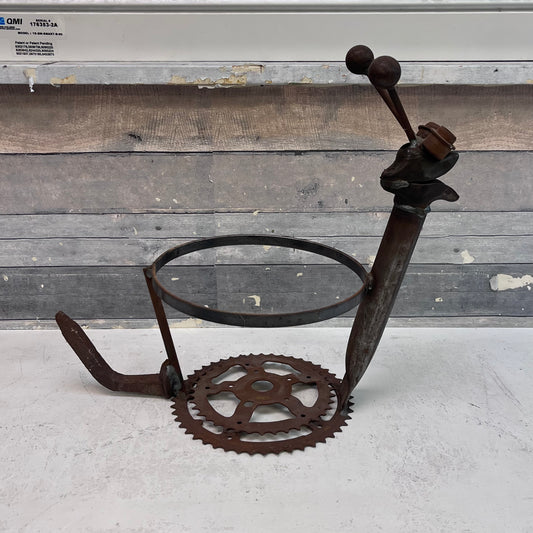 Metal Snail Planter Pot Holder, Handcrafted