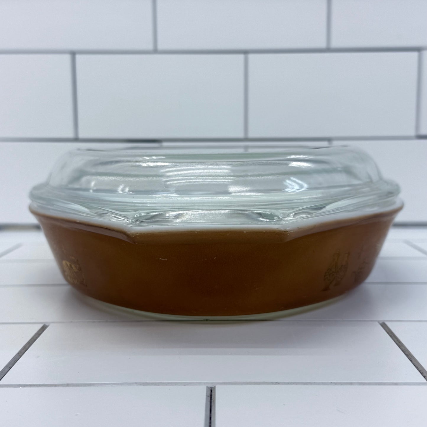 Pyrex Early American Casserole Dish, 1.5 Quart