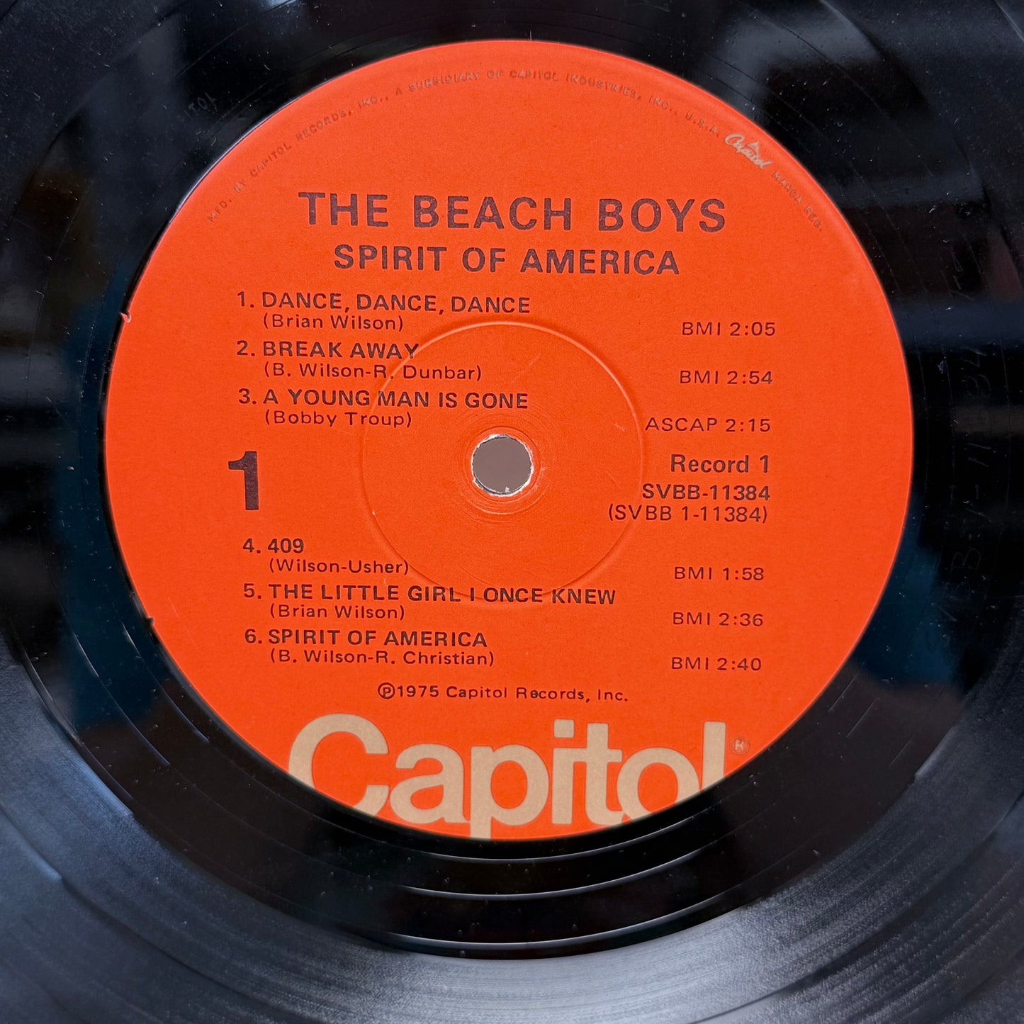 The Beach Boys Spirit of America Double LP 1975 #SVBB-11384