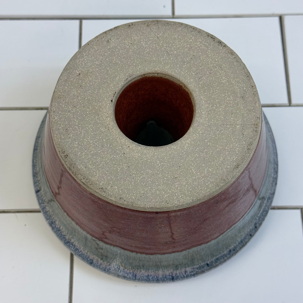 Studio Pottery Stoneware Bundt Cake Pan Ring Mold