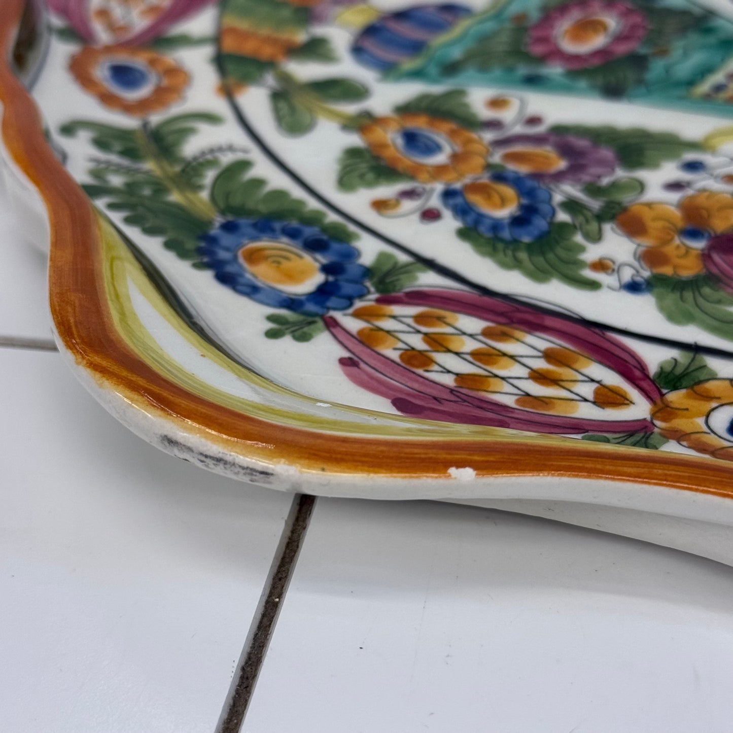Skyros Greek Pottery Signed Hand Painted Tray Selection