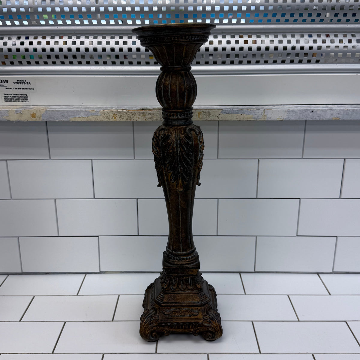 Fitz & Floyd Ornate Pillar Candle Holders Set of 3