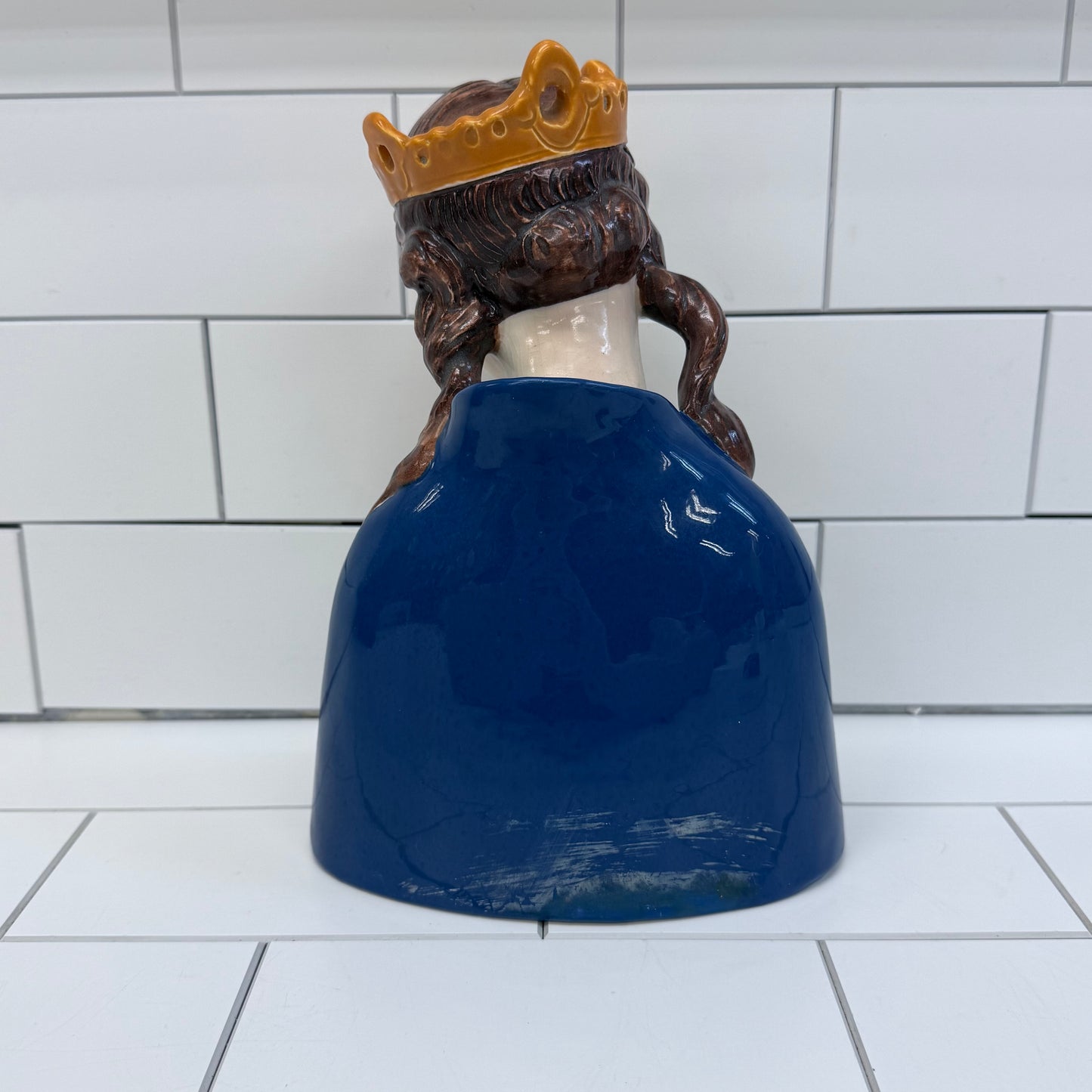 Virgin Mary and Jesus Figurine, Porcelain