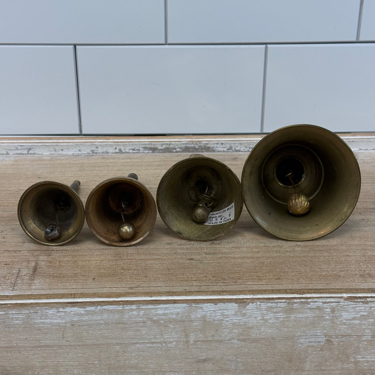 Collectible Bells Brass Porcelain Glass Selection