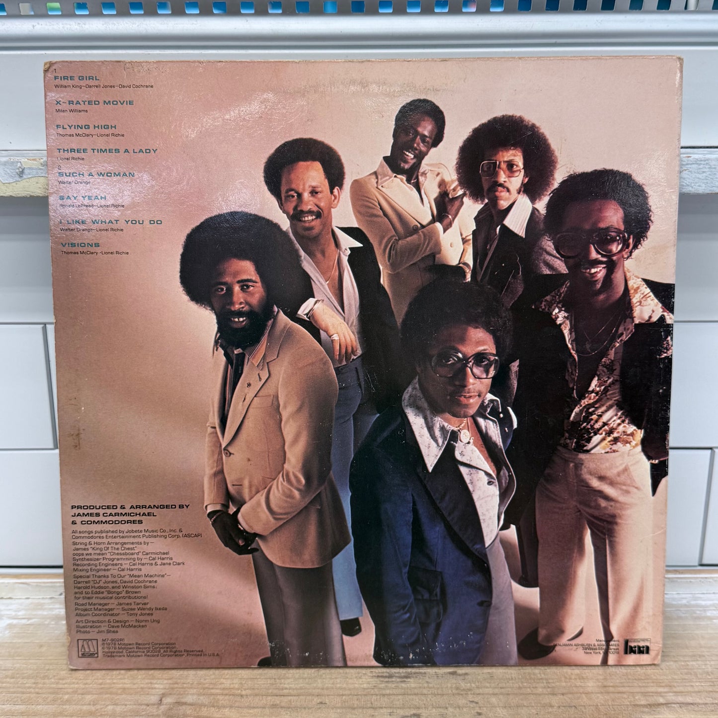 The Commodores Natural High LP 1978 #M7-902R1