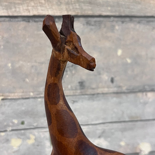 Giraffe Figurine, Made in Kenya