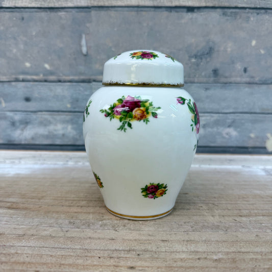 Royal Albert Old Country Roses Bone China Ginger Jar