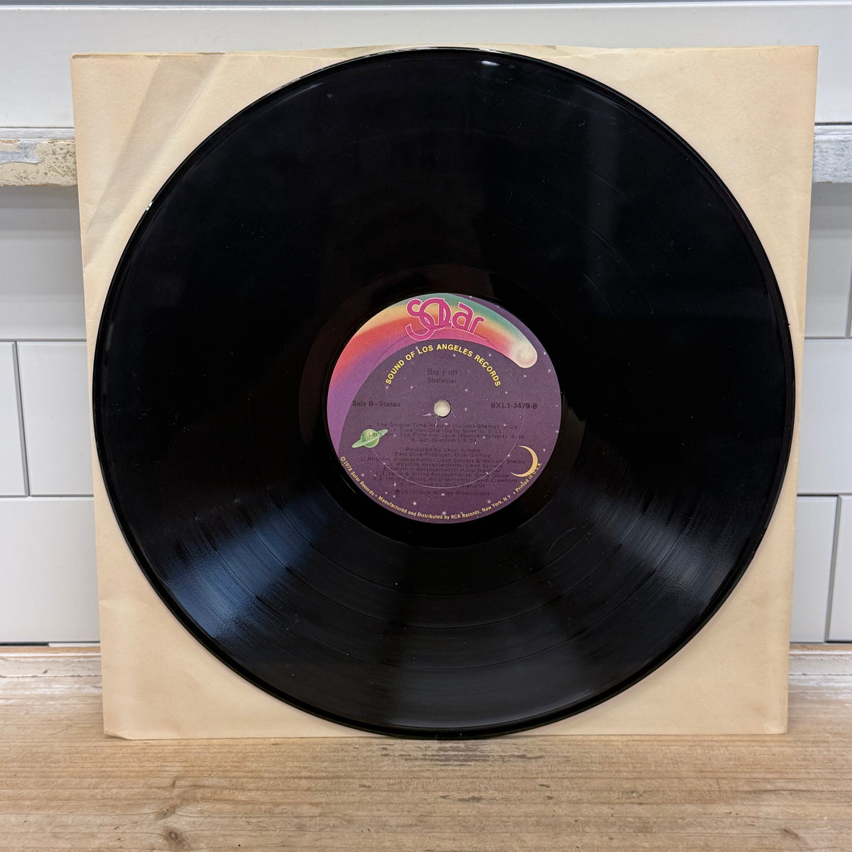 Shalamar Big Fun Vinyl LP 1979 --BXL1-3479