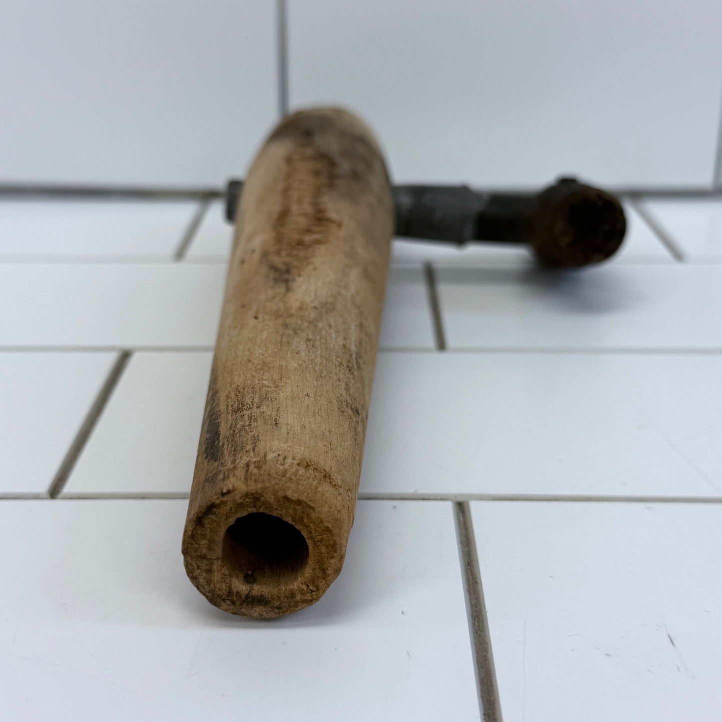 Antique Wooden Barrel Cask Dispensing Tap Primitive Cooperage Tool