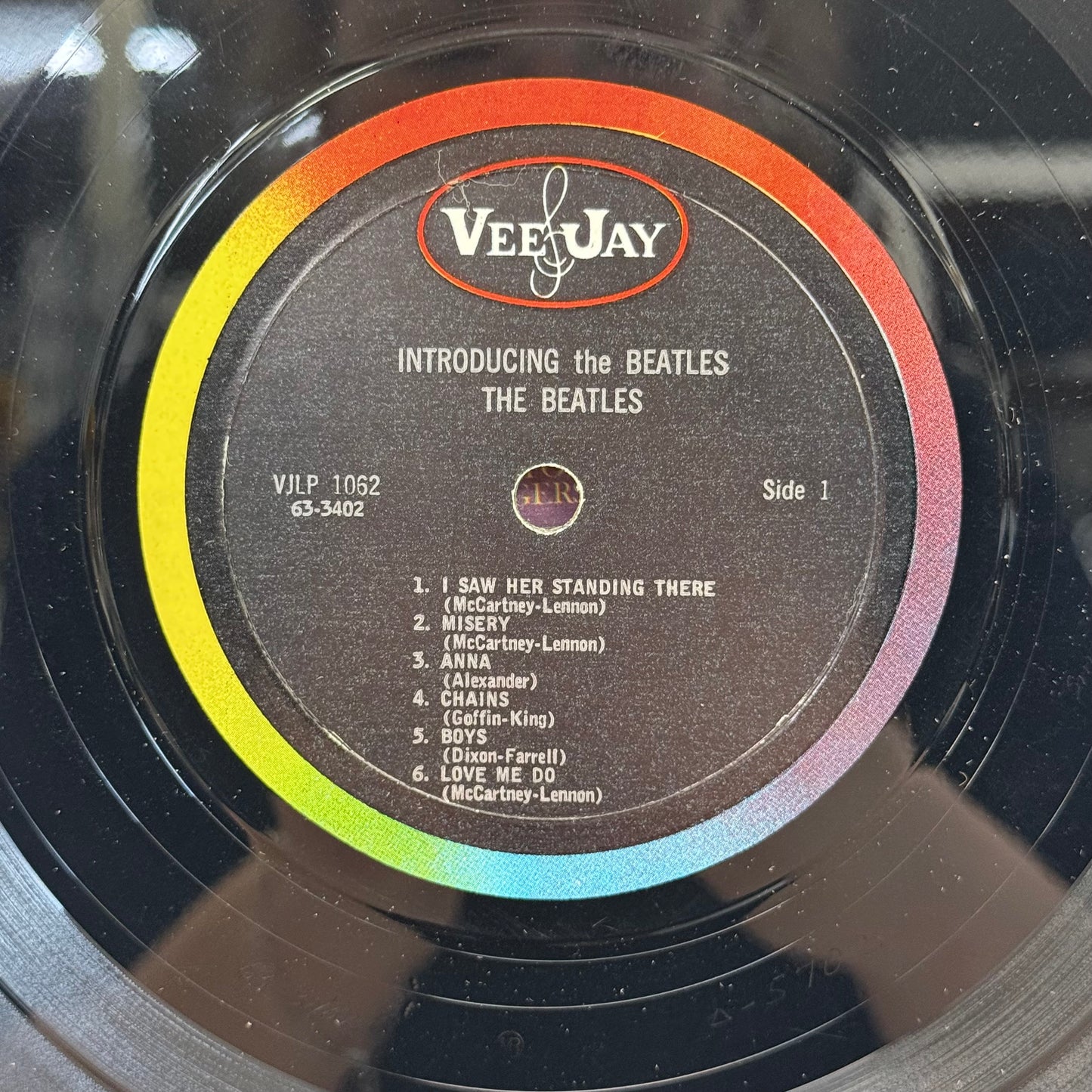 The Beatles Introducing the Beatles Vinyl Record LP 1964 #VJLP1062