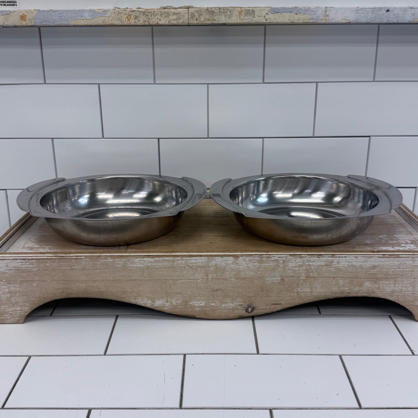 Hanson Denmark Danish Modern 18/8 Stainless Serving Bowls 1960s-1970s