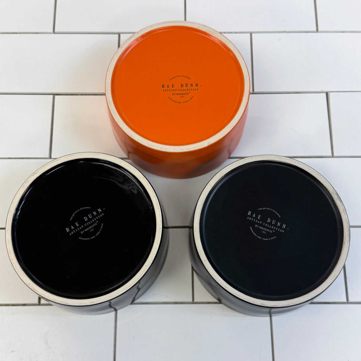 Rae Dunn Halloween Ceramic Pet Bowl Selection
