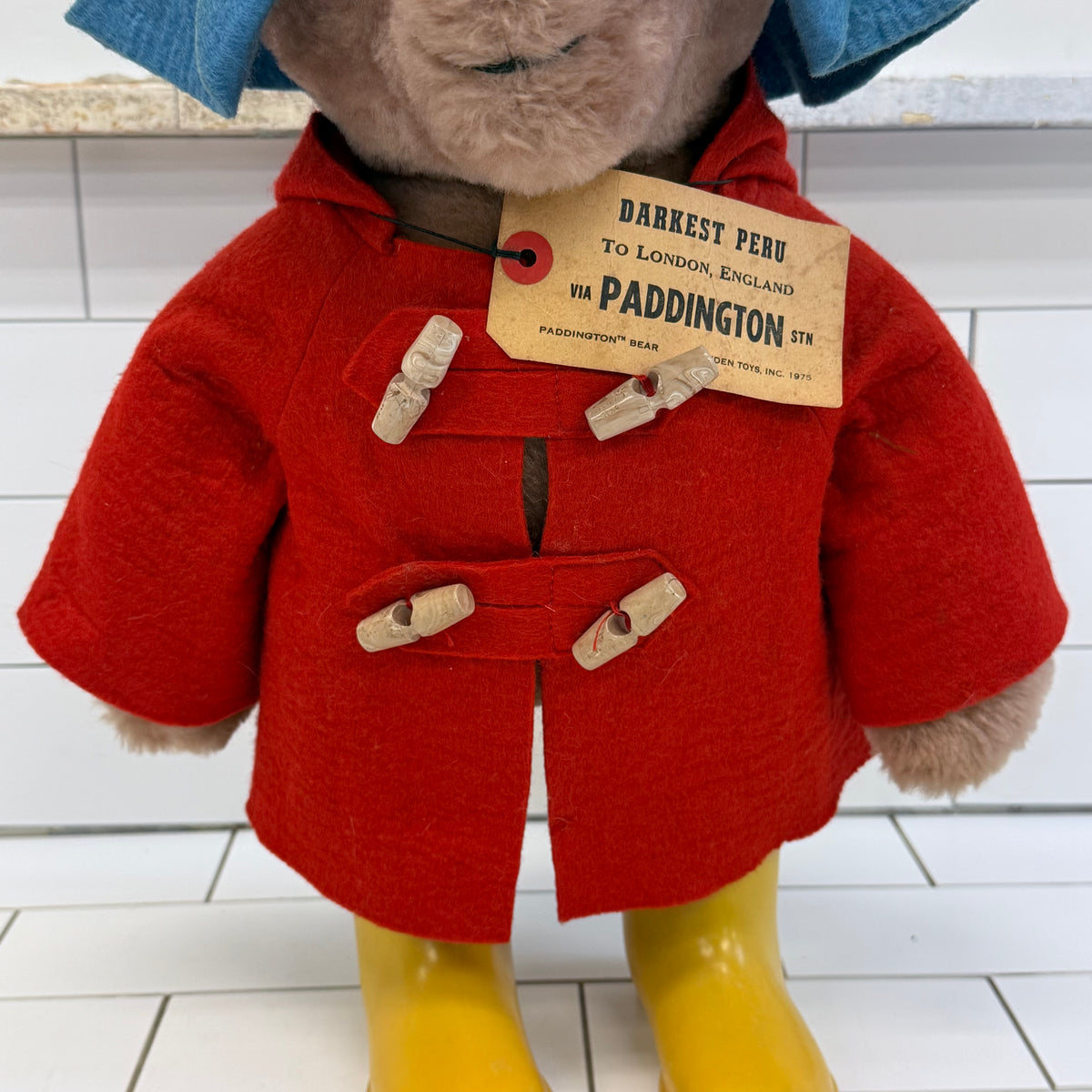 Eden Toys Paddington Bear Plush Vintage 1975