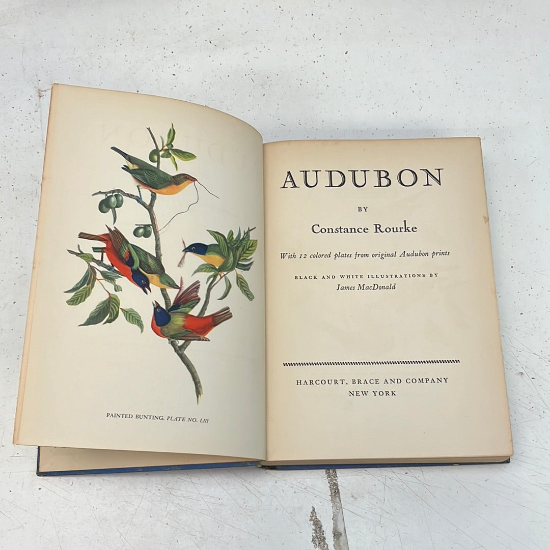 Audubon by Constance Rourke First Edition, 1936