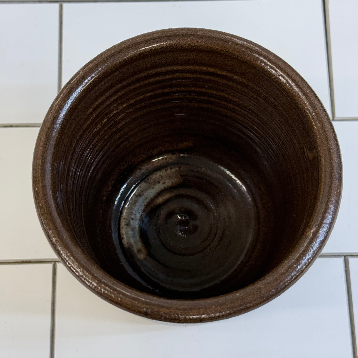 Liberty Pottery Ohio Brown Stoneware Crock