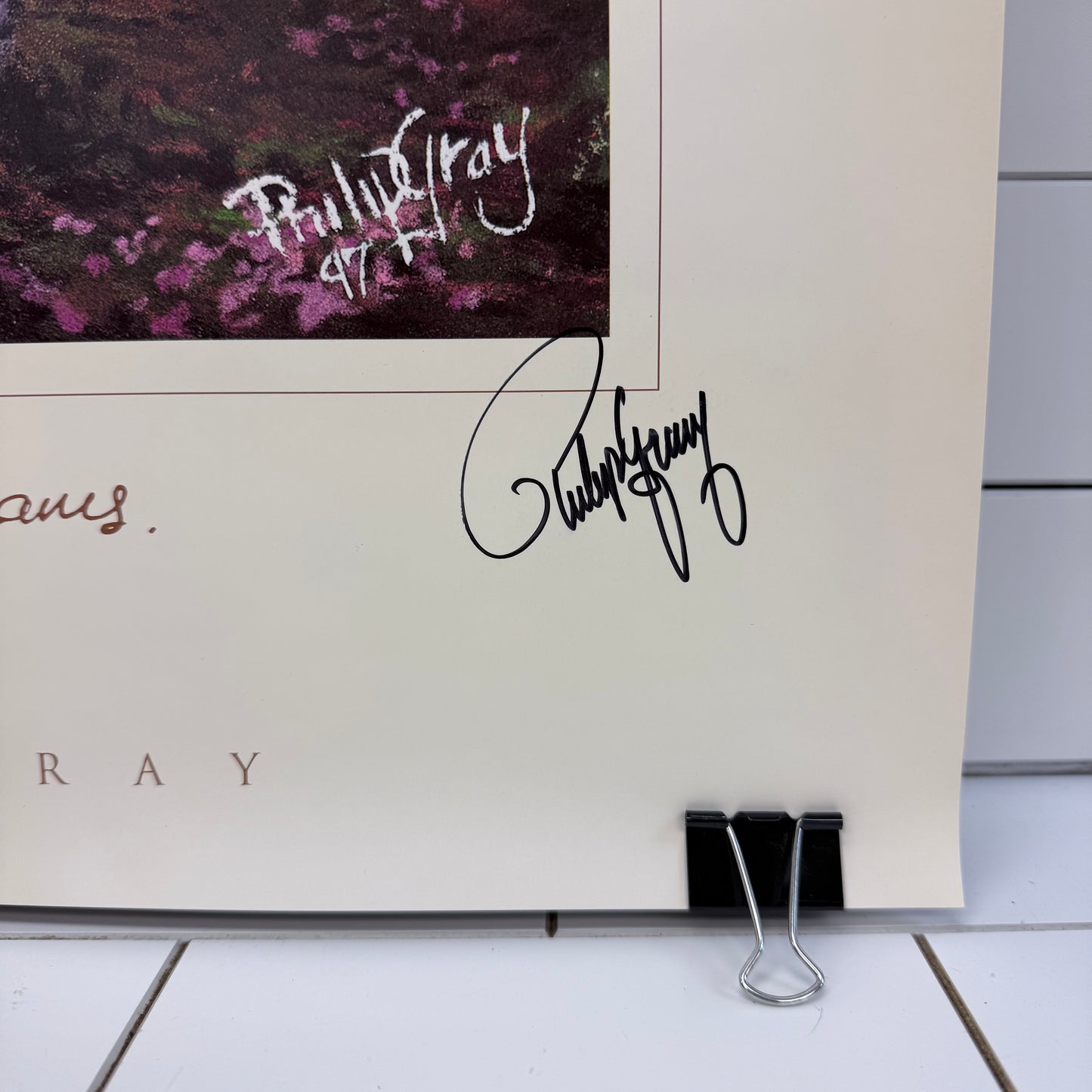 Philip Gray Signed Art Print A Land of Dreams Coastal