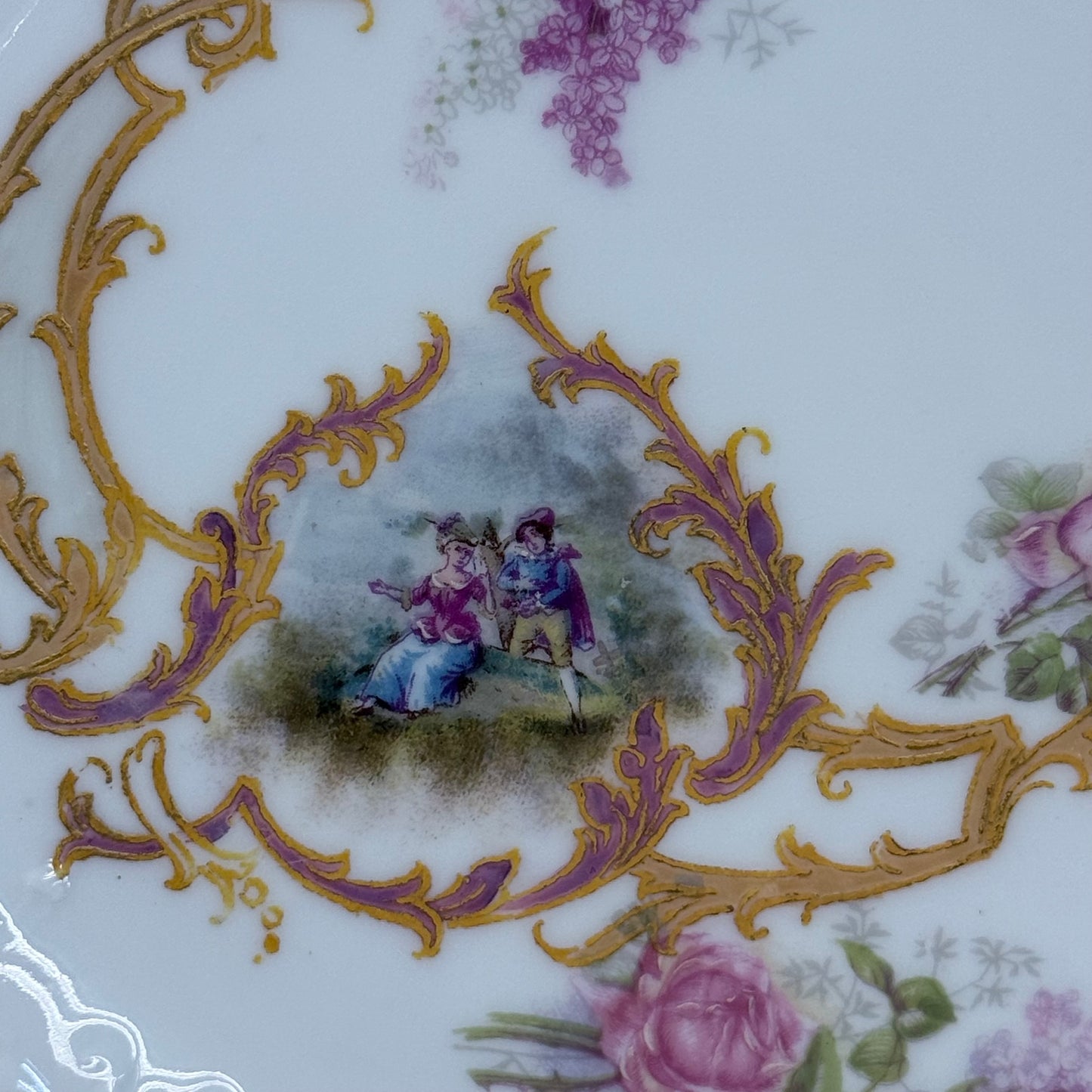 Belle Époque Limoges Porcelain Cabinet Plate Selection c.1900