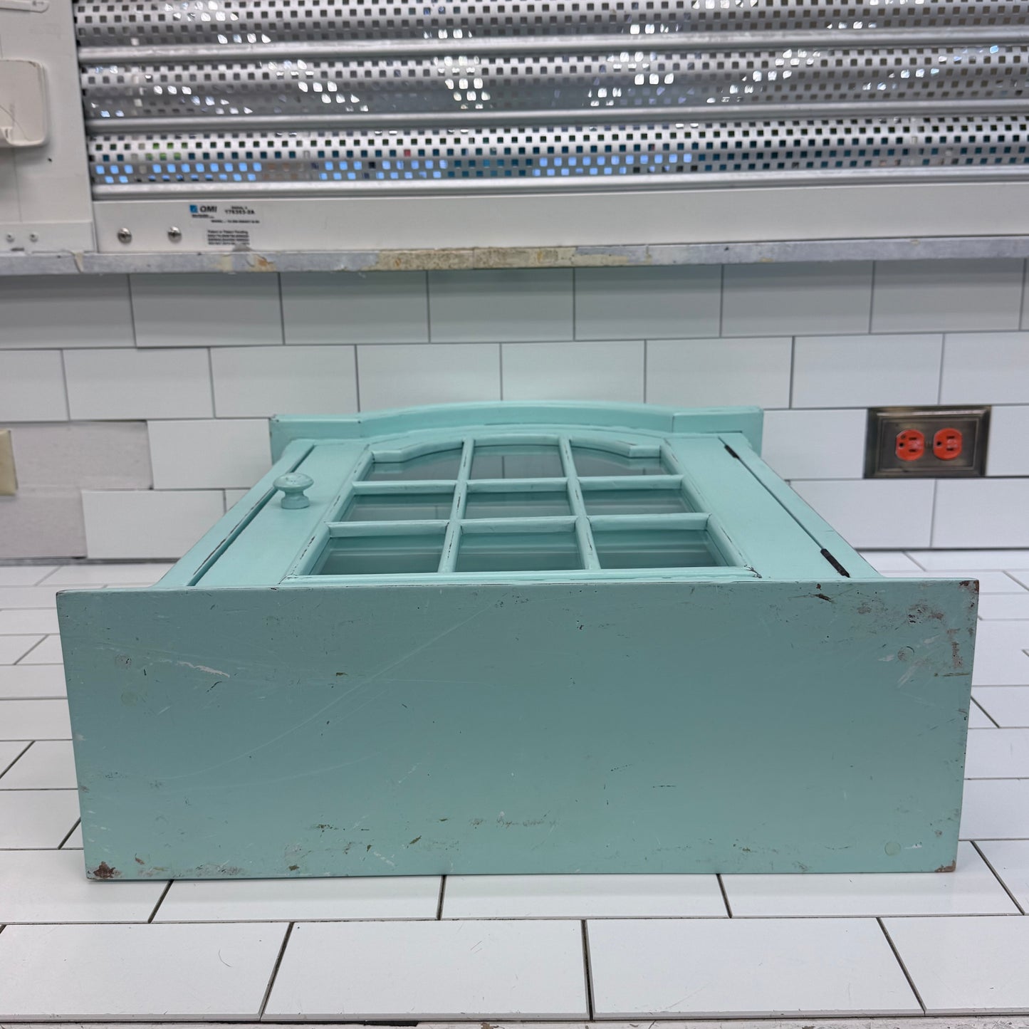 Farmhouse Wall Display Curio Cabinet