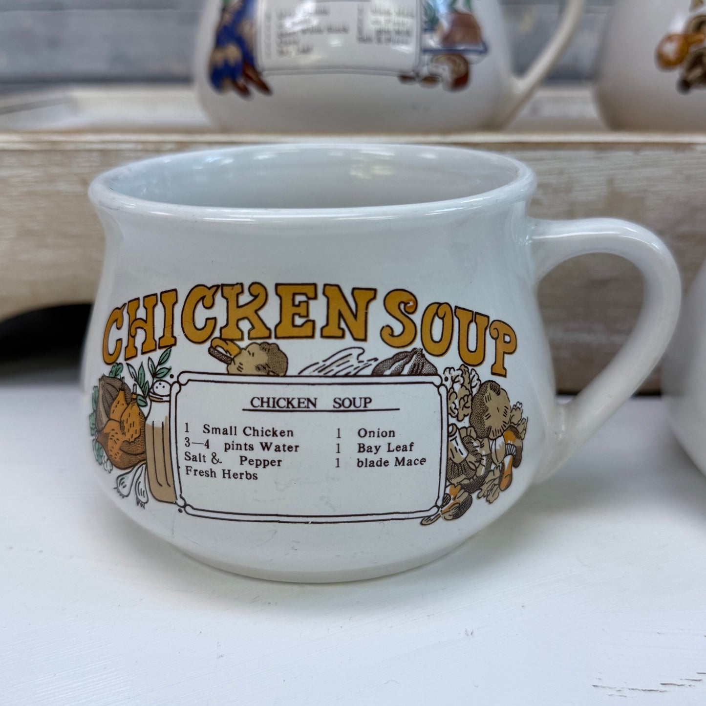 Soup Recipe Ceramic Mug Selection