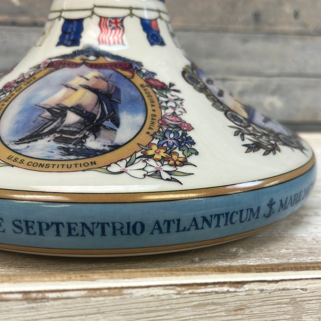 Vintage Pusser’s Rum Staffordshire Porcelain ‘John Paul Jones’ Decanter